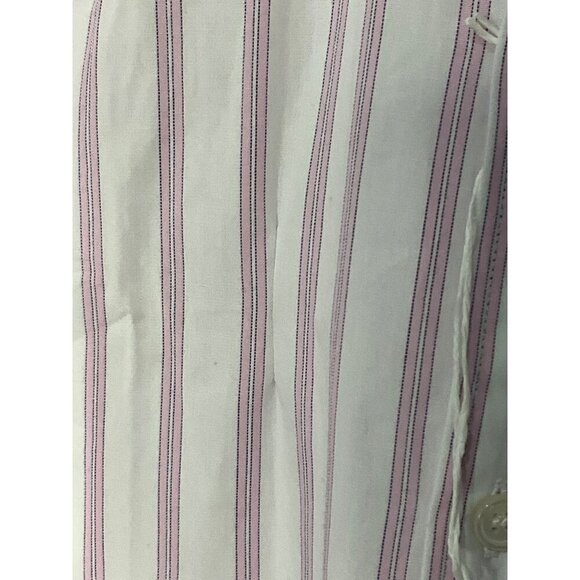 Acne Studios Button Up Shirt in White & Rose Pink Small New Womens Blouse as-is - Picture 10 of 17